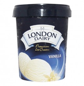 London Dairy Premium Ice Cream Vanilla   Plastic Jar  500 grams